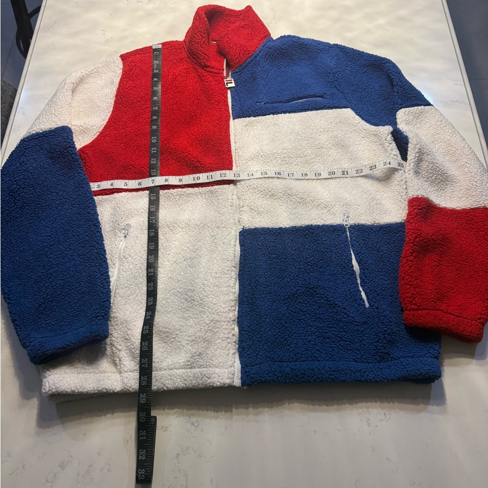 Fila Red and Blue Knit Sweater